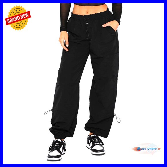 Women's Cargo Pants Baggy Parachute Style Y2K Festival Pants